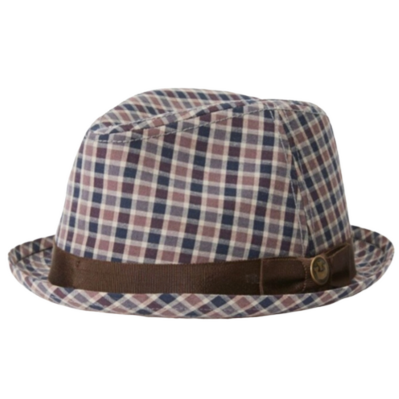 Load image into Gallery viewer, Goorin Brothers Mens Cotton Union Park Trilby Hat Stingy Brim - Blue-0
