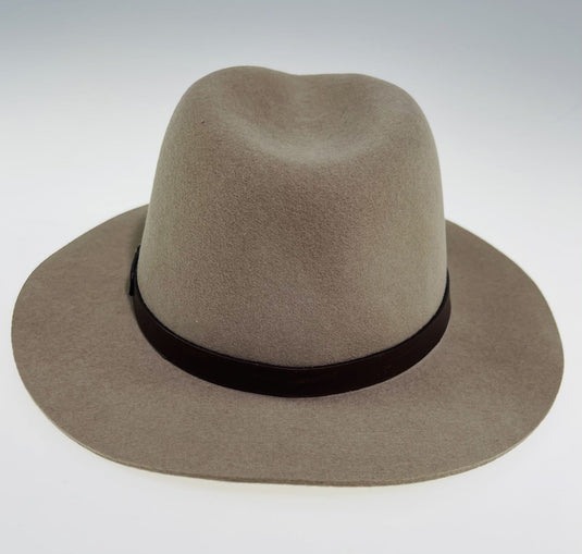 Goorin Bros Desert Rider Wool Fedora Hat Western Cowboy Style - Tan-4