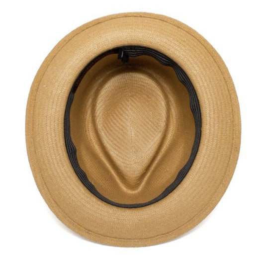 Goorin Brothers Mens Snare Straw Fedora Trilby Hat Panama Summer Beach - Natural-4