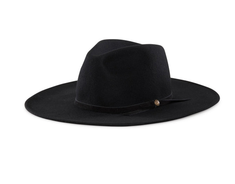 Load image into Gallery viewer, Goorin Brothers Womens Queen Of Knives Wide Brim Fedora Hat Ladies - Black-1
