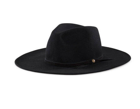 Goorin Brothers Womens Queen Of Knives Wide Brim Fedora Hat Ladies - Black-0