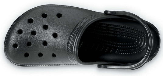 Crocs Classic Clogs Roomy Fit Sandal Clog Sandals Slides Waterproof - Black-4