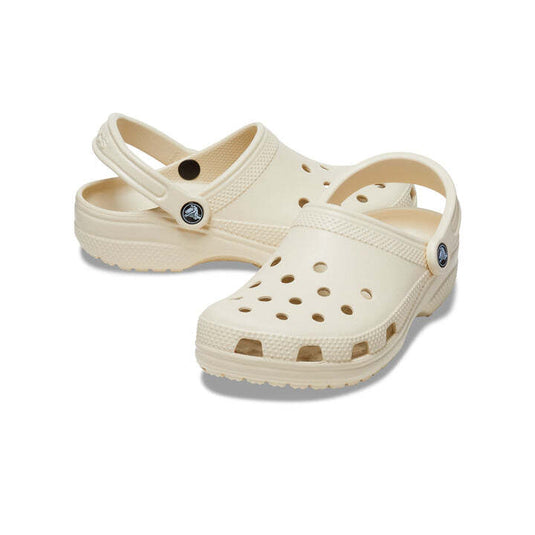 Crocs Classic Clogs Sandal Clog Sandals Slides Waterproof - Bone-0