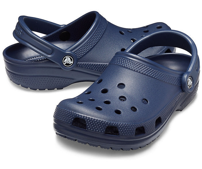 Load image into Gallery viewer, Crocs Classic Clogs Roomy Fit Sandal Clog Sandals Slides Waterproof - Navy-0
