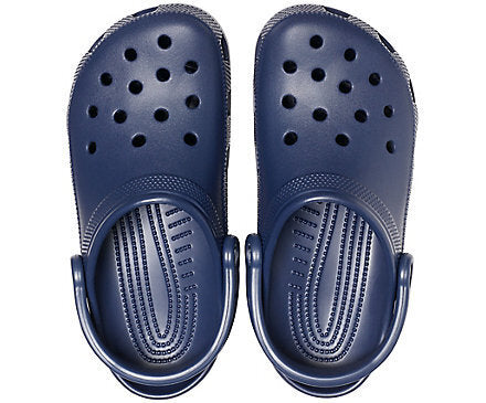 Crocs Classic Clogs Roomy Fit Sandal Clog Sandals Slides Waterproof - Navy-4