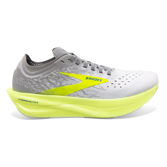 Brooks Unisex Hyperion Elite 2 Sneakers Shoes Running - White/Silver/Nightlife-0
