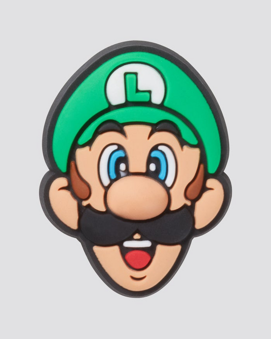 1x Crocs Super Mario Luigi Jibbitz Shoe Charm - 100% Authentic-2