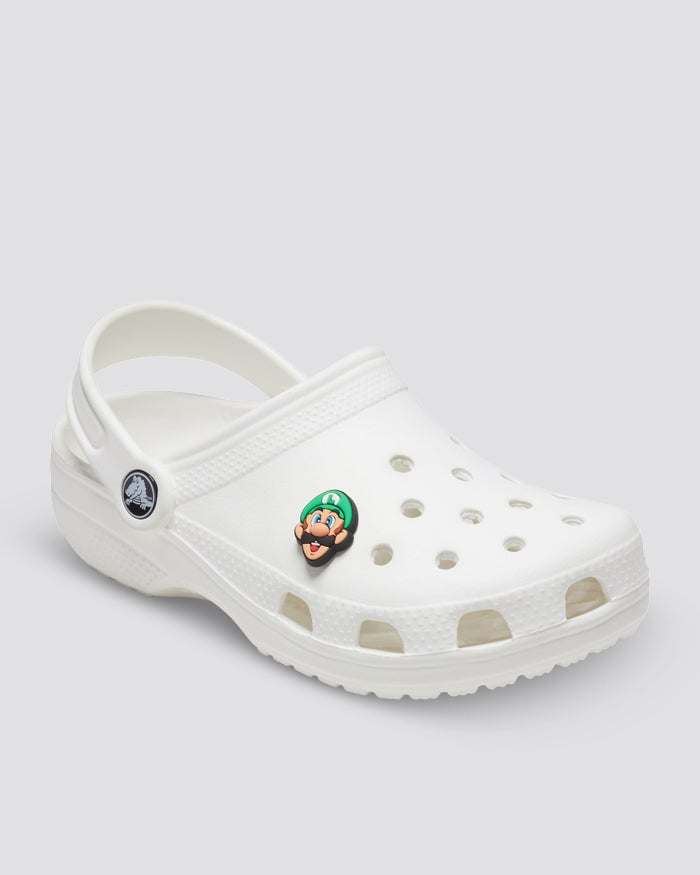 Load image into Gallery viewer, 1x Crocs Super Mario Luigi Jibbitz Shoe Charm - 100% Authentic-0
