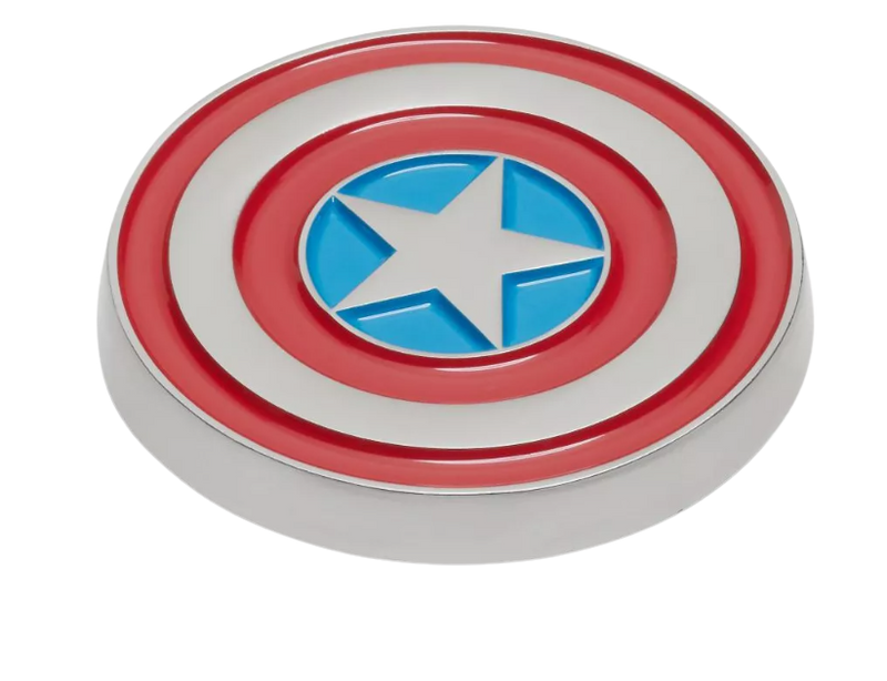 Load image into Gallery viewer, 1x Crocs Captain America 1 Shield Jibbitz Charm - 100% Authentic-3
