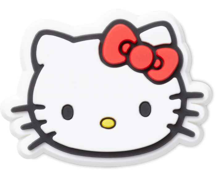Load image into Gallery viewer, 1x Crocs Hello Kitty Head Jibbitz Charm - 100% Authentic-2
