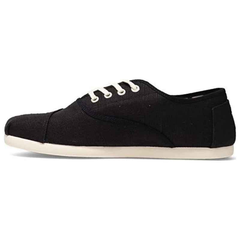 Load image into Gallery viewer, TOMS Heritage Mens Canvas Casual Shoes Sneakers Lace Up Low Cut - Black-4
