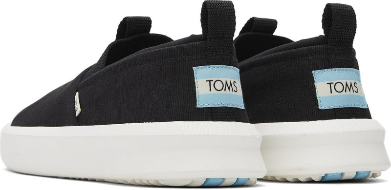 Load image into Gallery viewer, TOMS Mens Canvas Slip On Shoes Casual Sneakers Breathable Espadrilles - Black-4
