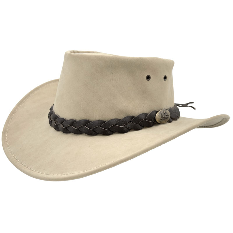 Load image into Gallery viewer, Jacaru 1001 Kangaroo Leather Hat – UPF 50+
