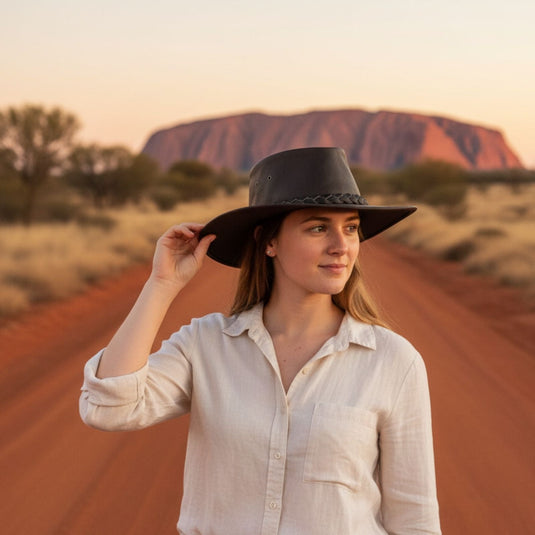 Jacaru 1001 Kangaroo Leather Hat – UPF 50+