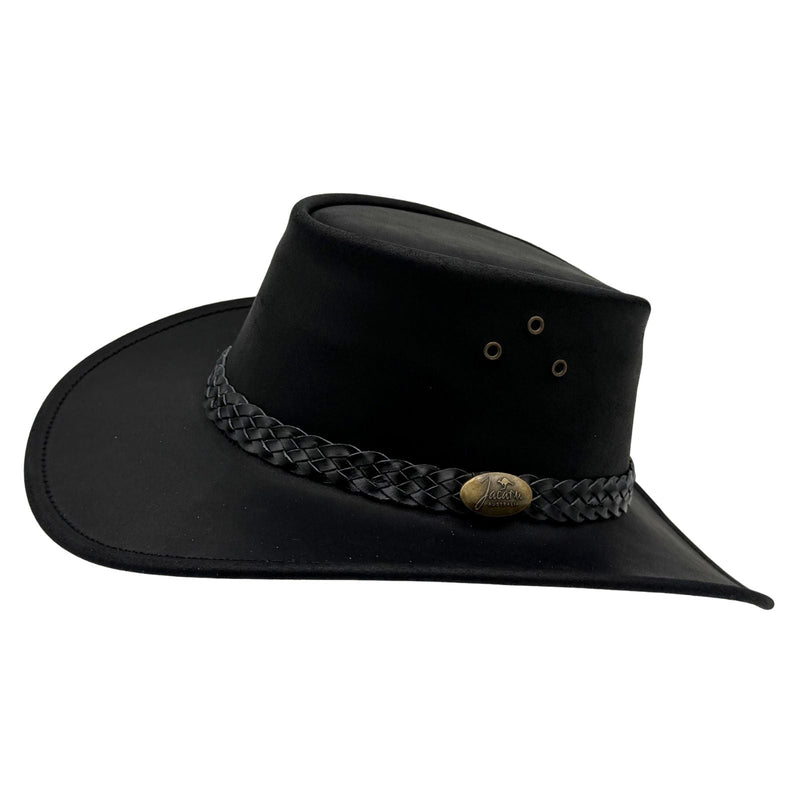 Load image into Gallery viewer, Jacaru 1006 Wallaroo Oil Hat – Oiled Leather | UPF 50+
