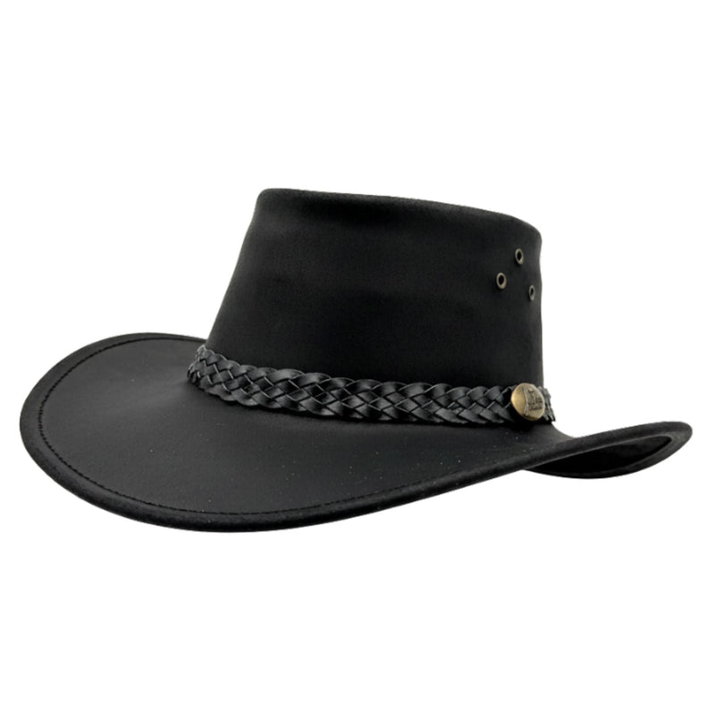 Load image into Gallery viewer, Jacaru 1006 Wallaroo Oil Hat – Oiled Leather | UPF 50+
