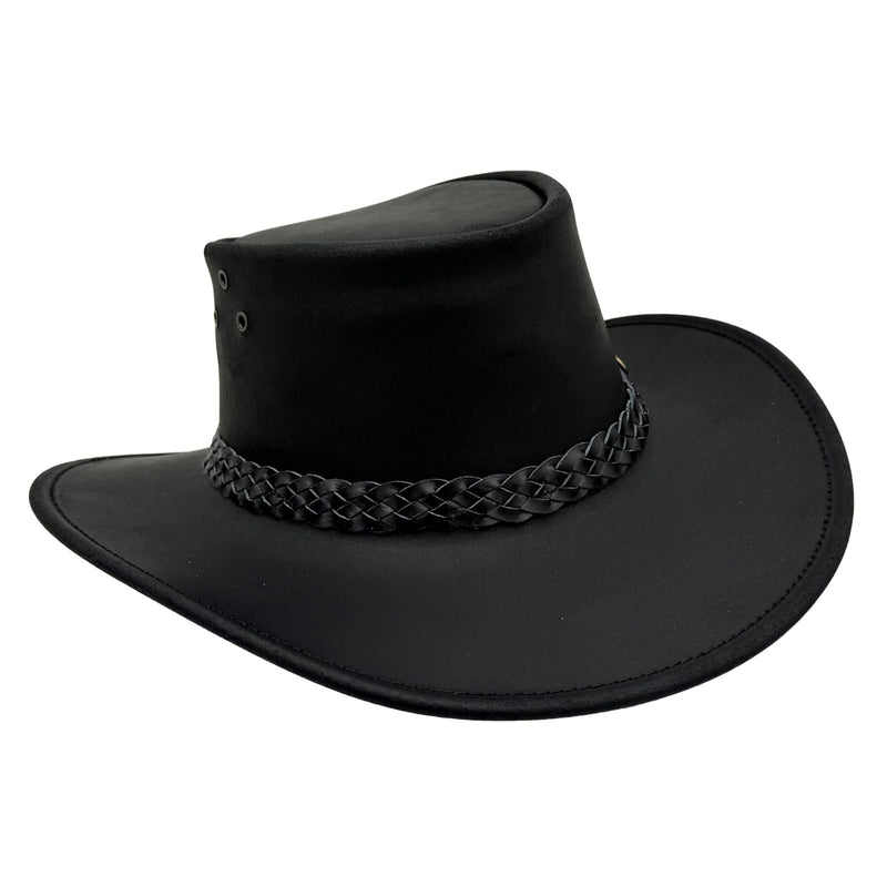 Load image into Gallery viewer, Jacaru 1006 Wallaroo Oil Hat – Oiled Leather | UPF 50+
