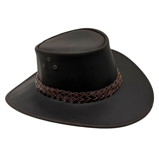 Jacaru 1006 Wallaroo Oil Hat – Oiled Leather | UPF 50+