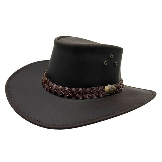 Jacaru 1006 Wallaroo Oil Hat – Oiled Leather | UPF 50+