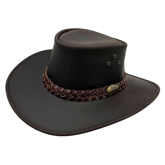 Jacaru 1006 Wallaroo Oil Hat – Oiled Leather | UPF 50+