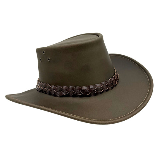 Jacaru 1006 Wallaroo Oil Hat – Oiled Leather | UPF 50+