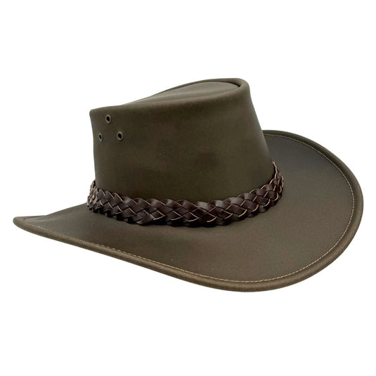 Jacaru 1006 Wallaroo Oil Hat – Oiled Leather | UPF 50+