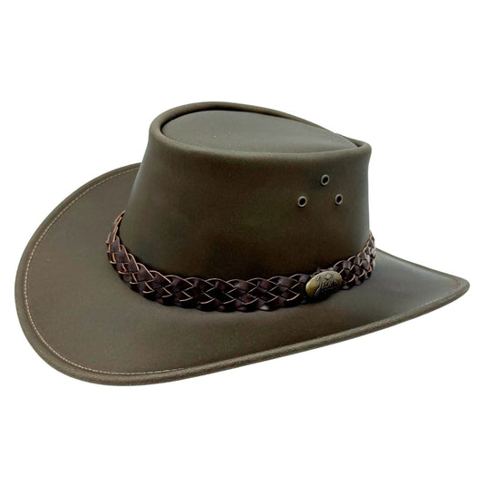 Jacaru 1006 Wallaroo Oil Hat – Oiled Leather | UPF 50+