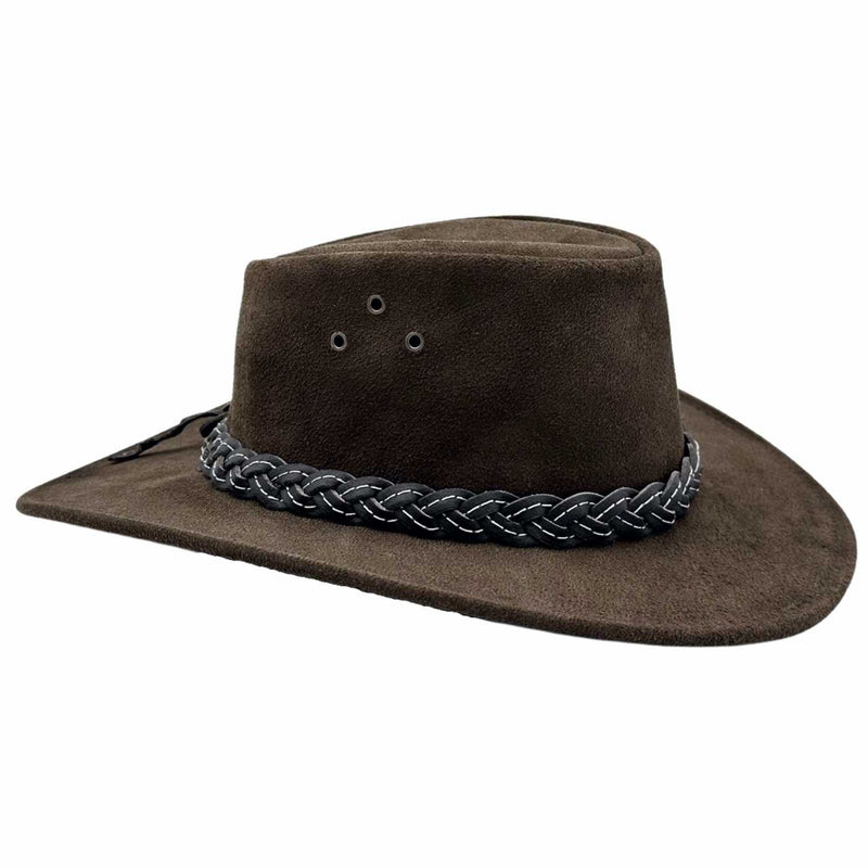Load image into Gallery viewer, Jacaru 1007 Wallaroo Suede Hat – UPF 50+ | 10-Year Warranty
