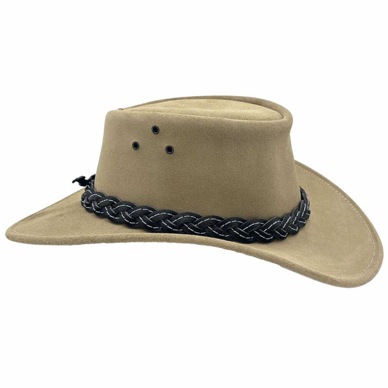 Load image into Gallery viewer, Jacaru 1007 Wallaroo Suede Hat – UPF 50+ | 10-Year Warranty
