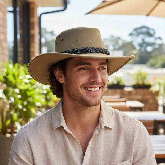 Jacaru 1007 Wallaroo Suede Hat – UPF 50+ | 10-Year Warranty