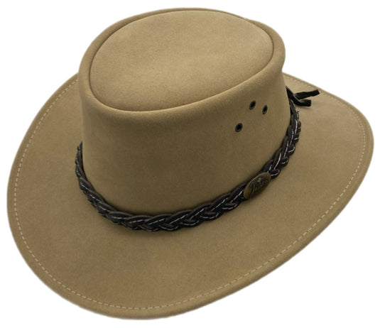 Jacaru 1007 Wallaroo Suede Hat – UPF 50+ | 10-Year Warranty