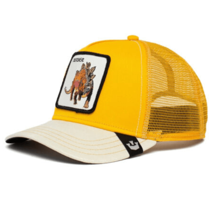 Load image into Gallery viewer, Goorin Bros Trucker Animal Farm Baseball Hat Cap - Roofed Lizard Yellow-1
