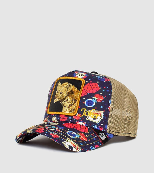 Goorin Brothers Animal Farm Series Cards Casino Poker Face Baseball Cap Hat-0
