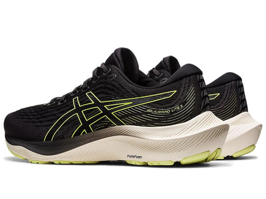 ASICS GEL-Kayano Lite 3 Running Shoes in Black/Glow Yellow – Mens Size US 8.5-3