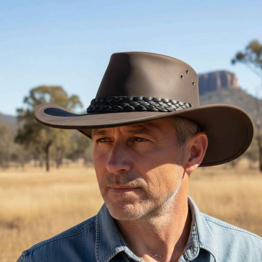 Jacaru 1011 Tiger King Hat – Oiled Leather | UPF 50+