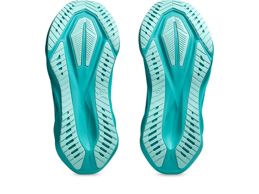 Asics Womens Novablast 5 Runners Sneakers Shoes in Wave Teal/Black-4