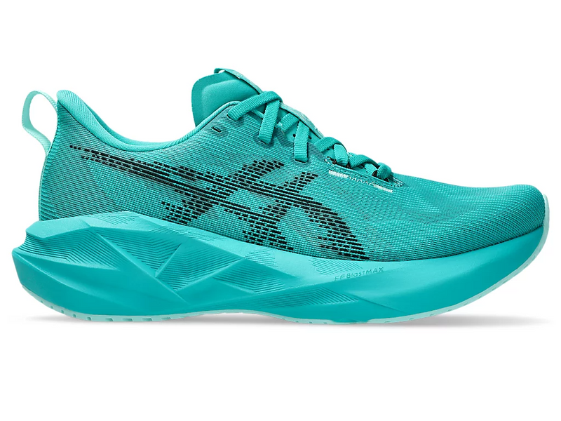Load image into Gallery viewer, Asics Womens Novablast 5 Runners Sneakers Shoes in Wave Teal/Black-3
