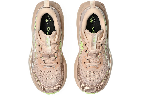 Asics Womens Trabuco Max 4 Sneakers Trail Runners Shoes in Pale Apricot/Cream-4