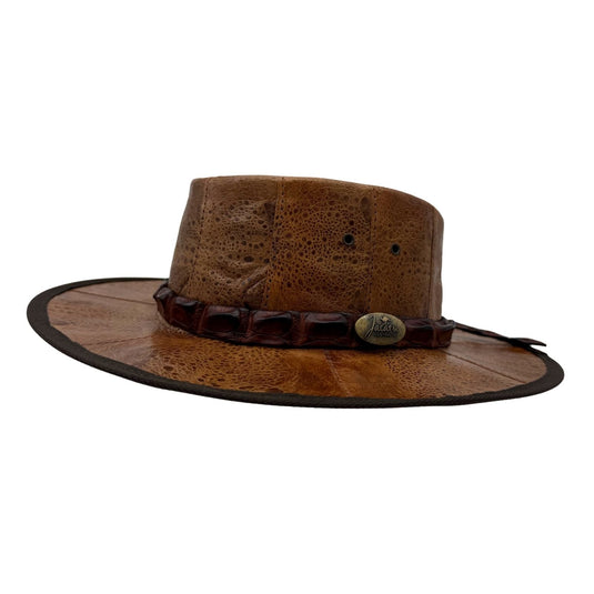 Jacaru 1017 Outback Hat – Cane Toad & Croc Leather | UPF 50+