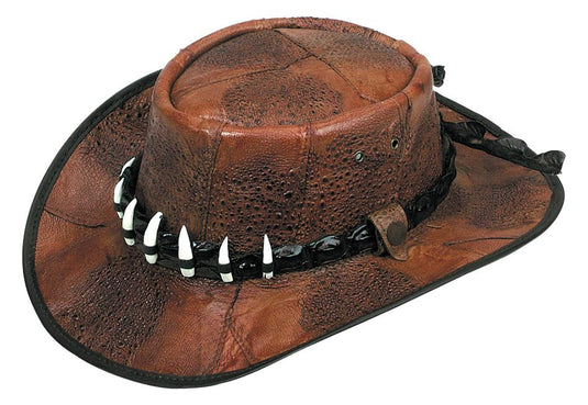 Jacaru 1017 Outback Hat – Cane Toad & Croc Leather | UPF 50+