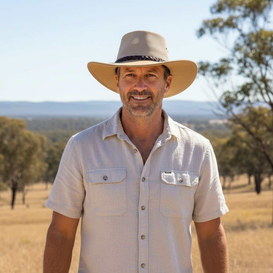Jacaru 1019 Summer Breeze Hat – Mesh Crown | Made in Australia