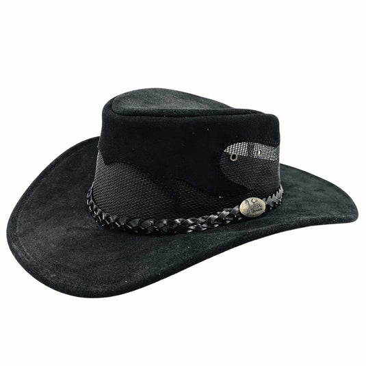 Jacaru 1021 Blaze Hat – Suede & Mesh Crown | Made in Australia