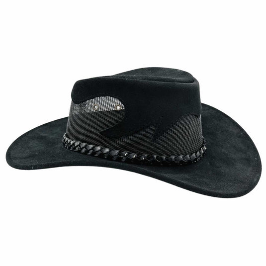 Jacaru 1021 Blaze Hat – Suede & Mesh Crown | Made in Australia