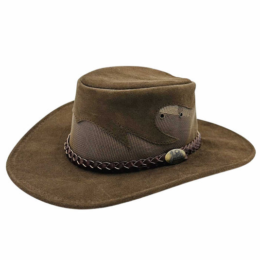 Jacaru 1021 Blaze Hat – Suede & Mesh Crown | Made in Australia