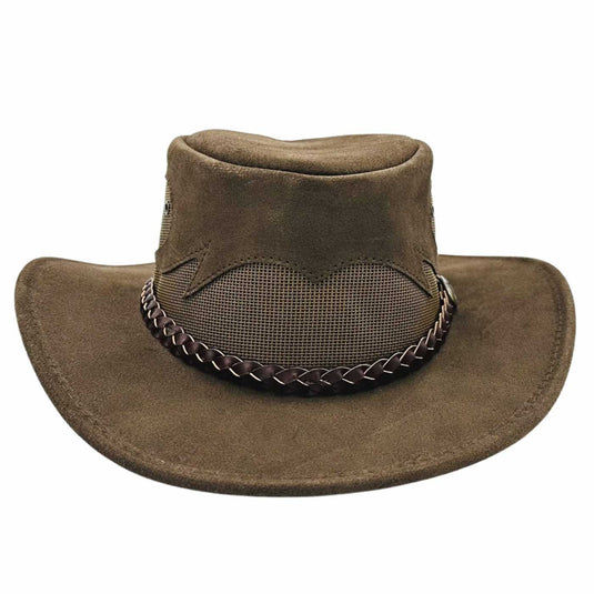 Jacaru 1021 Blaze Hat – Suede & Mesh Crown | Made in Australia