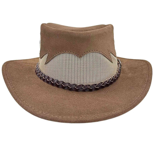 Jacaru 1021 Blaze Hat – Suede & Mesh Crown | Made in Australia