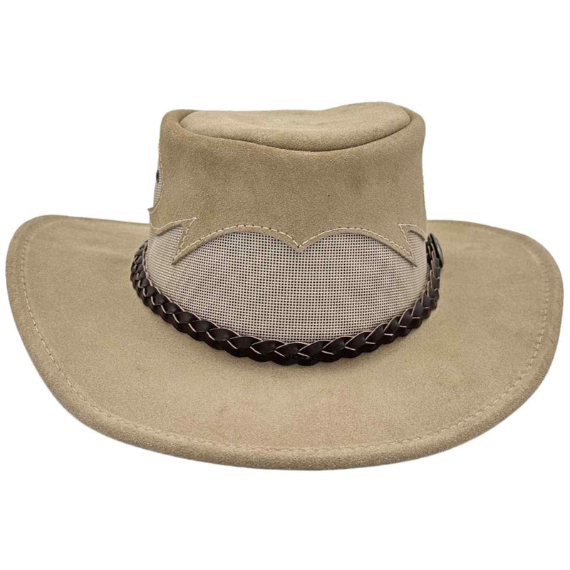Load image into Gallery viewer, Jacaru 1021 Blaze Hat – Suede &amp; Mesh Crown | Made in Australia

