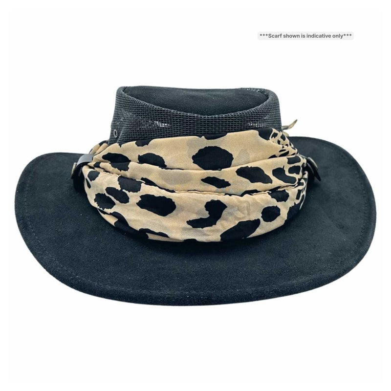 Load image into Gallery viewer, Jacaru 1022 Shady Lady Hat – Suede Breeze | Scarf | Australia
