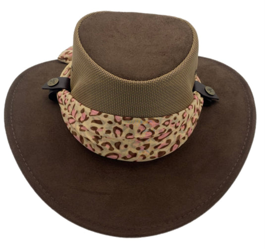 Jacaru 1022 Shady Lady Hat – Suede Breeze | Scarf | Australia