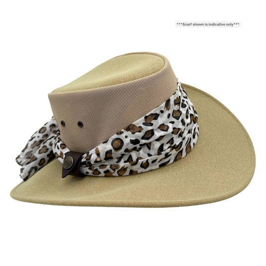 Jacaru 1023 Horizon Hat – Vegan Breeze & Scarf | 6 Colours
